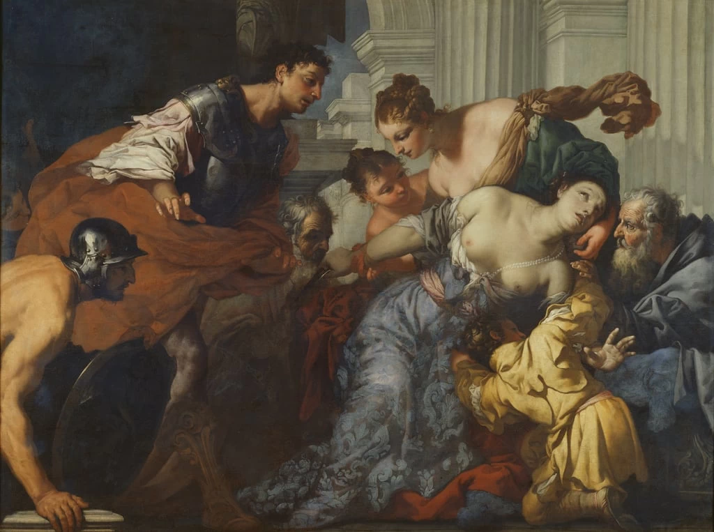 La morte di Lucrezia - Musee Antoine Lecuyer, Saint, Quentin